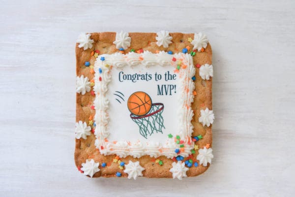CookiePic with basketball and hoop image