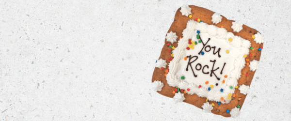 You Rock Cookie Text