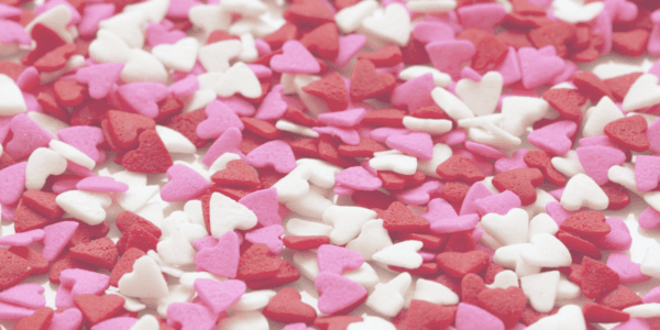 Heart sprinkles