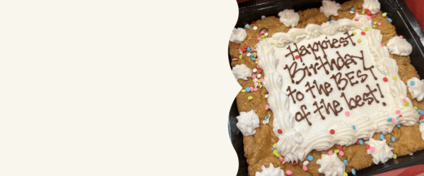 Happy Birthday CookieText